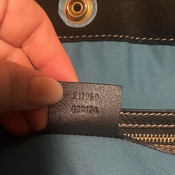 Gucci Irina Babouska Suede Tote - Picture 15 of 16